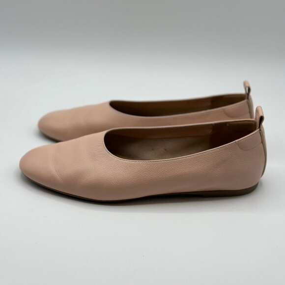 Everlane Women's The Day Glove Leather Ballet Flats In Pale Pink Size 8 - Picture 3 of 9
